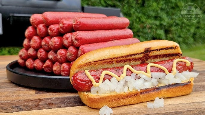 WIENERS ALL BEEF SKNLS 7" FZN 4X1.25KG (5KG) CASE