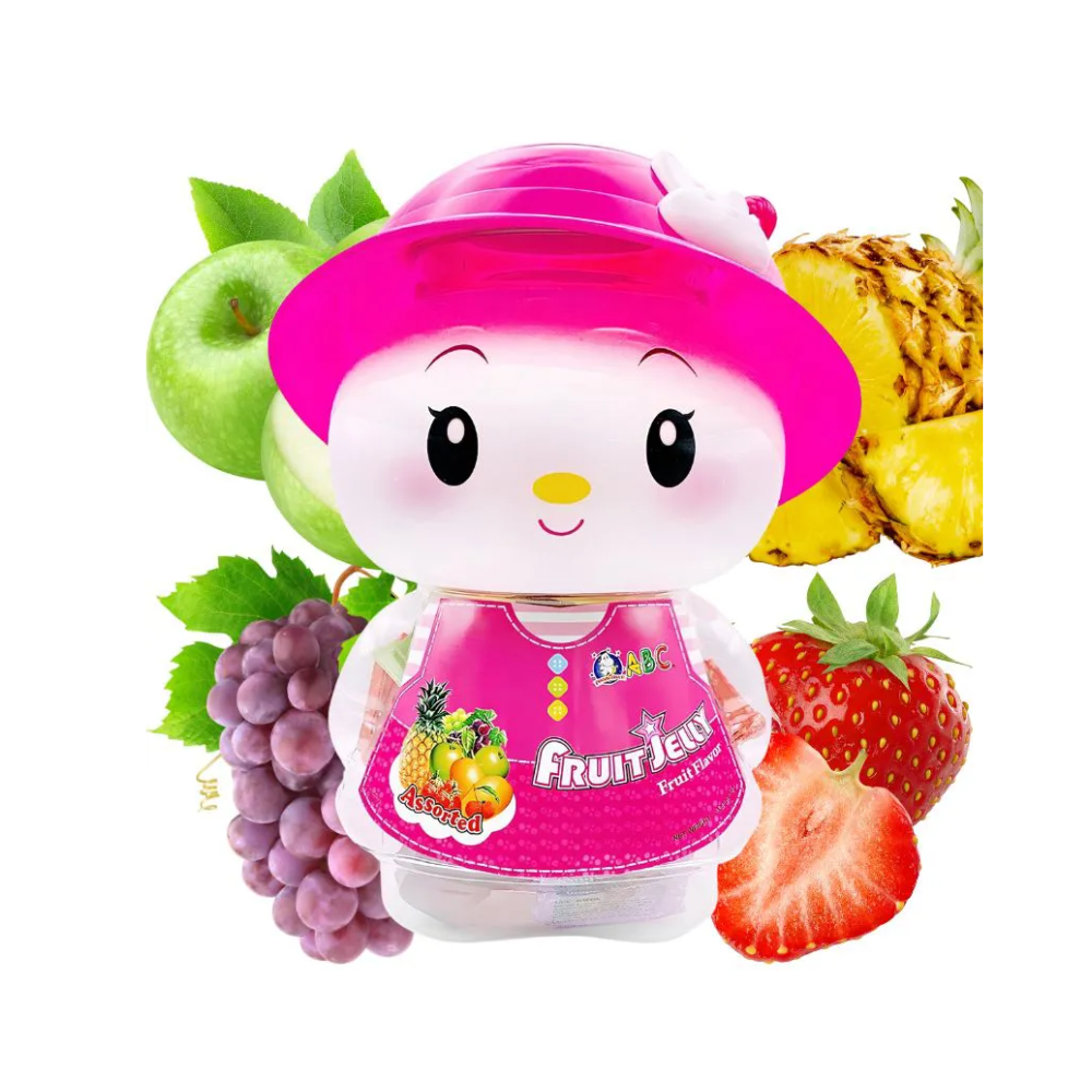 ABC ASSORTED FRUIT JELLY 676G