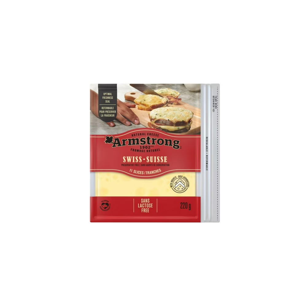 ARMSTRONG SWISS CHEESE 220G