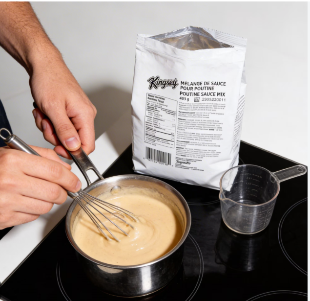 C-KINGSEY POUTINE SAUCE MIX 403 GM - Case of 12