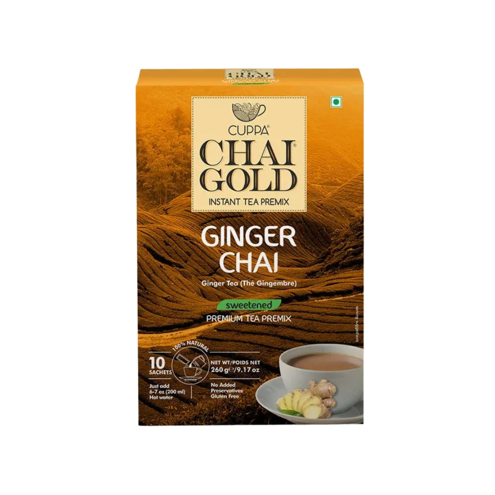 CHAI GOLD GINGER CHAI SWEETENED 12 X 260 GM
