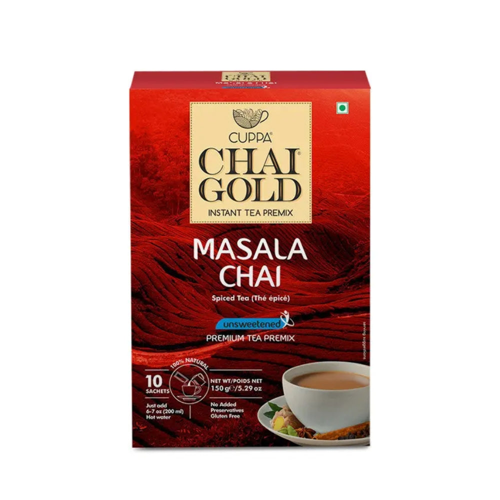 CHAI GOLD MASALA CHAI UNSWEETENED 12 X 260