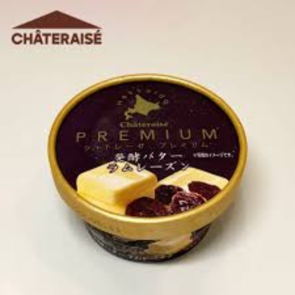 CHATERAISE RUM RAISIN ICE CREAM BAR 6PCS