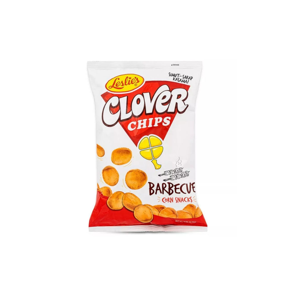 CLOVER CHIPS BARBEQUE CORN SNACKS 85GM