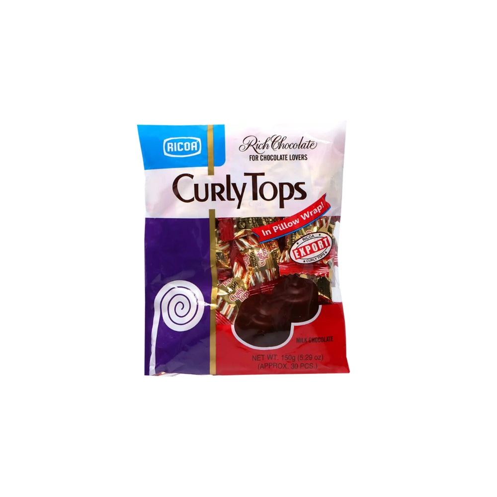 CURLY TOP CHOCOLATE 150G