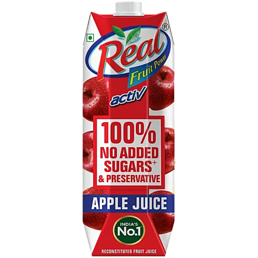 DABUR REAL 100% APPLE JUICE 1L