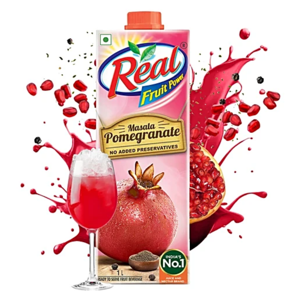 DABUR REAL MASALA POMEGRANATE JUICE 1 LTR