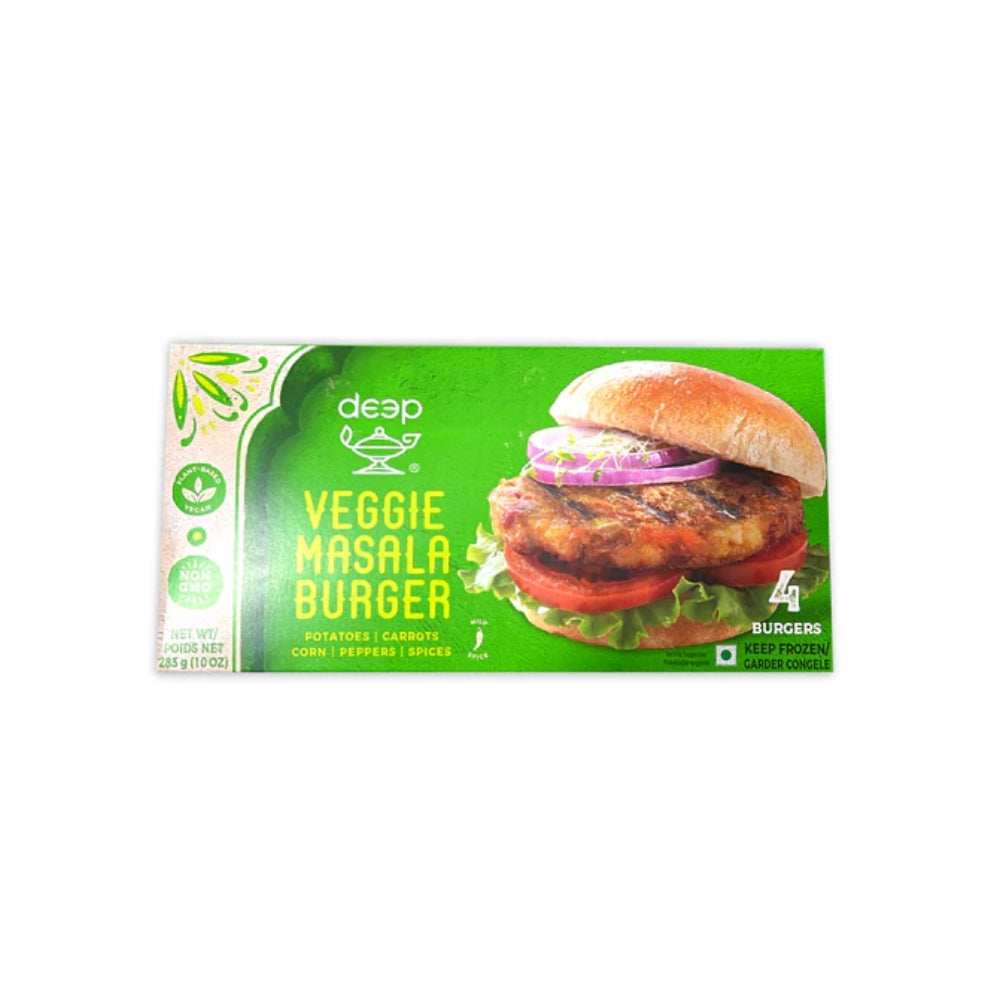 DEEP - VEGGIE MASALA BURGER - 10OZ