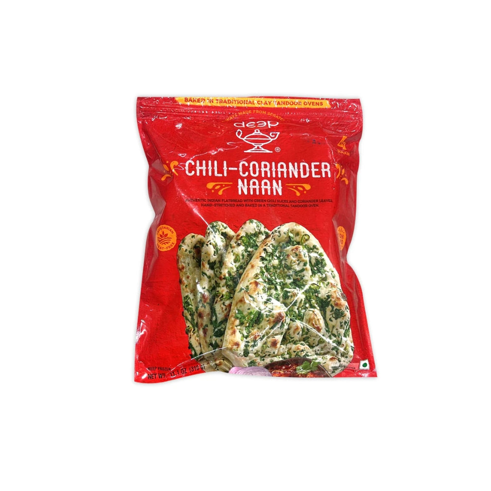 DEEP CORIANDER NAAN 4 PCS