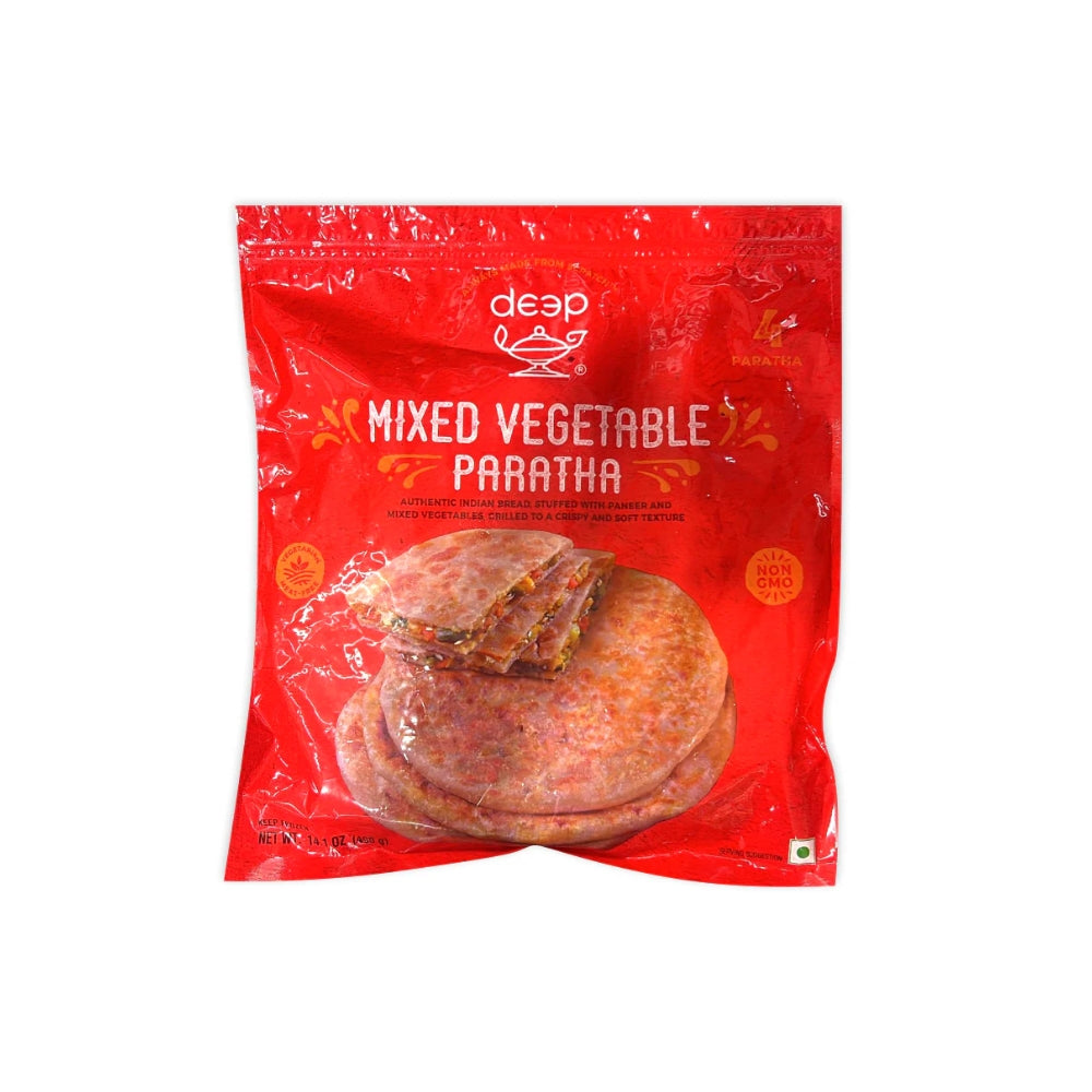 DEEP MIXED VEG. PARATHA - 4 PCS