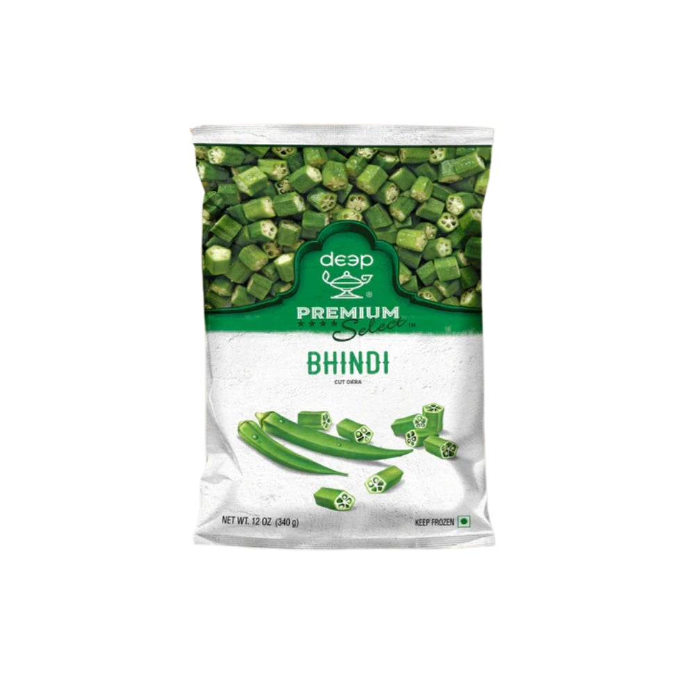 DEEP PREMIUM OKRA CUT 340 GM