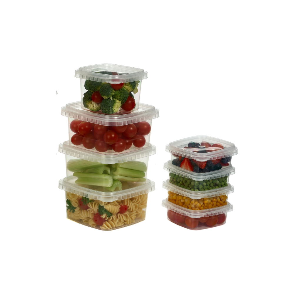DELI CONTAINERS SET WITH LIDS 8 OZ (240PCS) - Copy 1