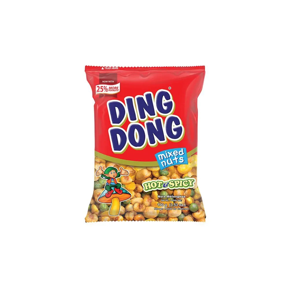 DING DONG MIXED NUTS HOT Â 60 X 100 G