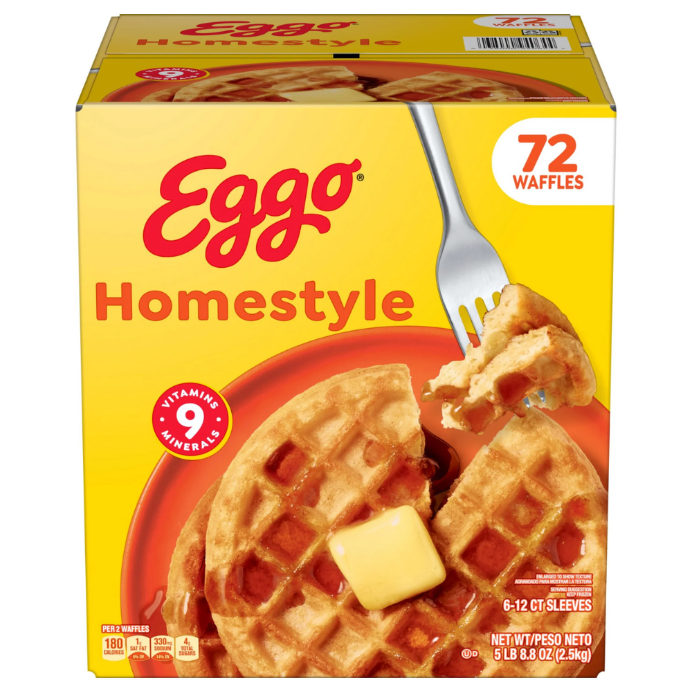 EGGO WAFFLES 72 COUNT