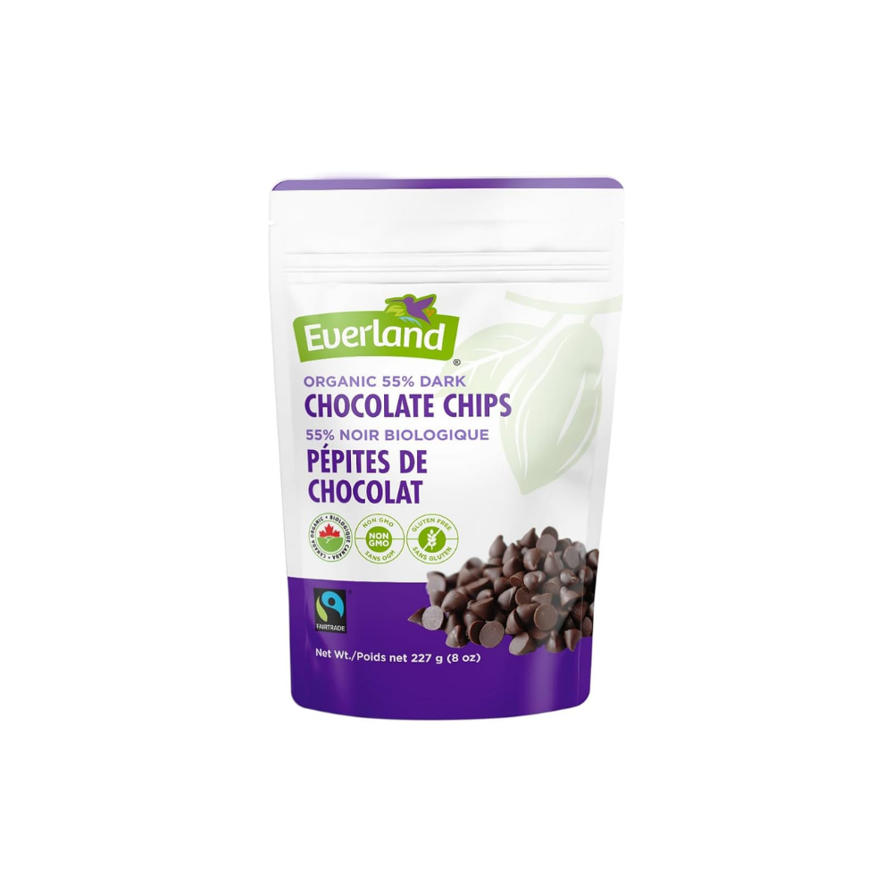 EVERLAND CHOCOLATE CHIPS 70% ORGANIC FAIR TRADE KOSHER MACHU PUICCHU (VEGAN) 2 LBS