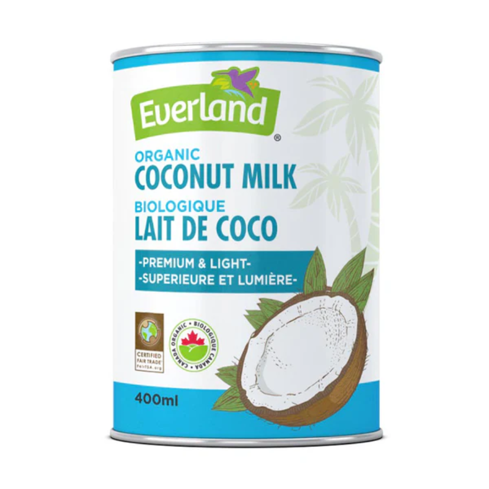 EVERLAND ORGANIC CREAMY COCONUT MILK 400ML