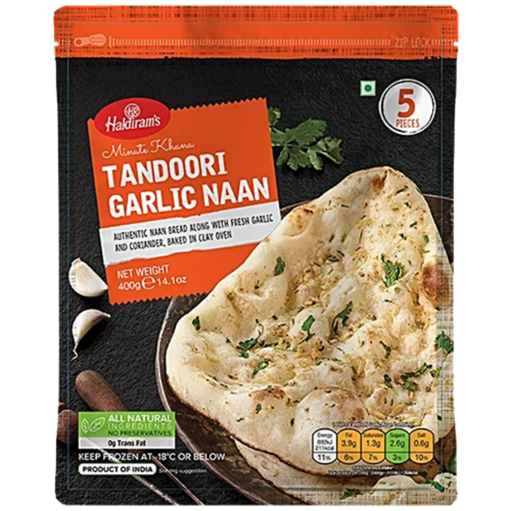 GARLIC NAAN 6 PCS