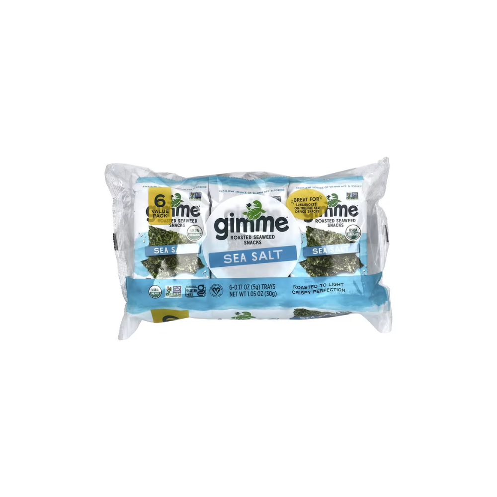 GIM RSTD SWD SEA SALT ORG 30 GM X 6 PKT