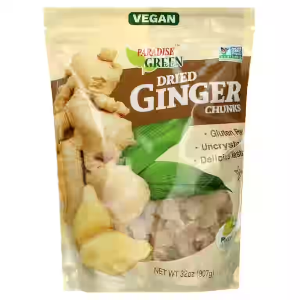 GINGER UNCRYSTALLIZED CHUNKS 1 LBS