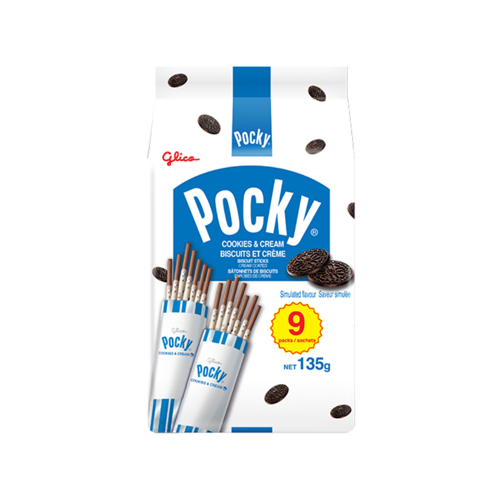 GLICO POCKY COOKIES CREAM BAG 135G*