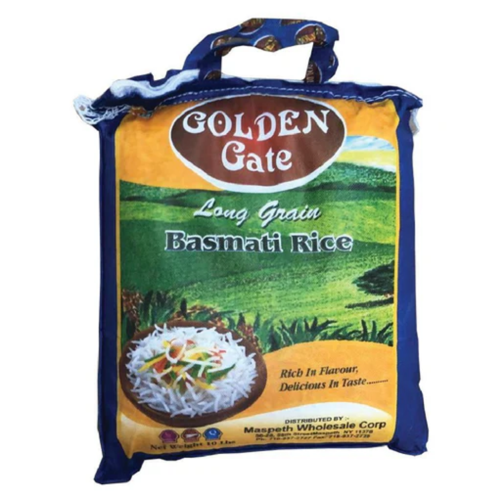 GOLDEN GATE TRADITIONAL BASMATI RICE 10 LBS