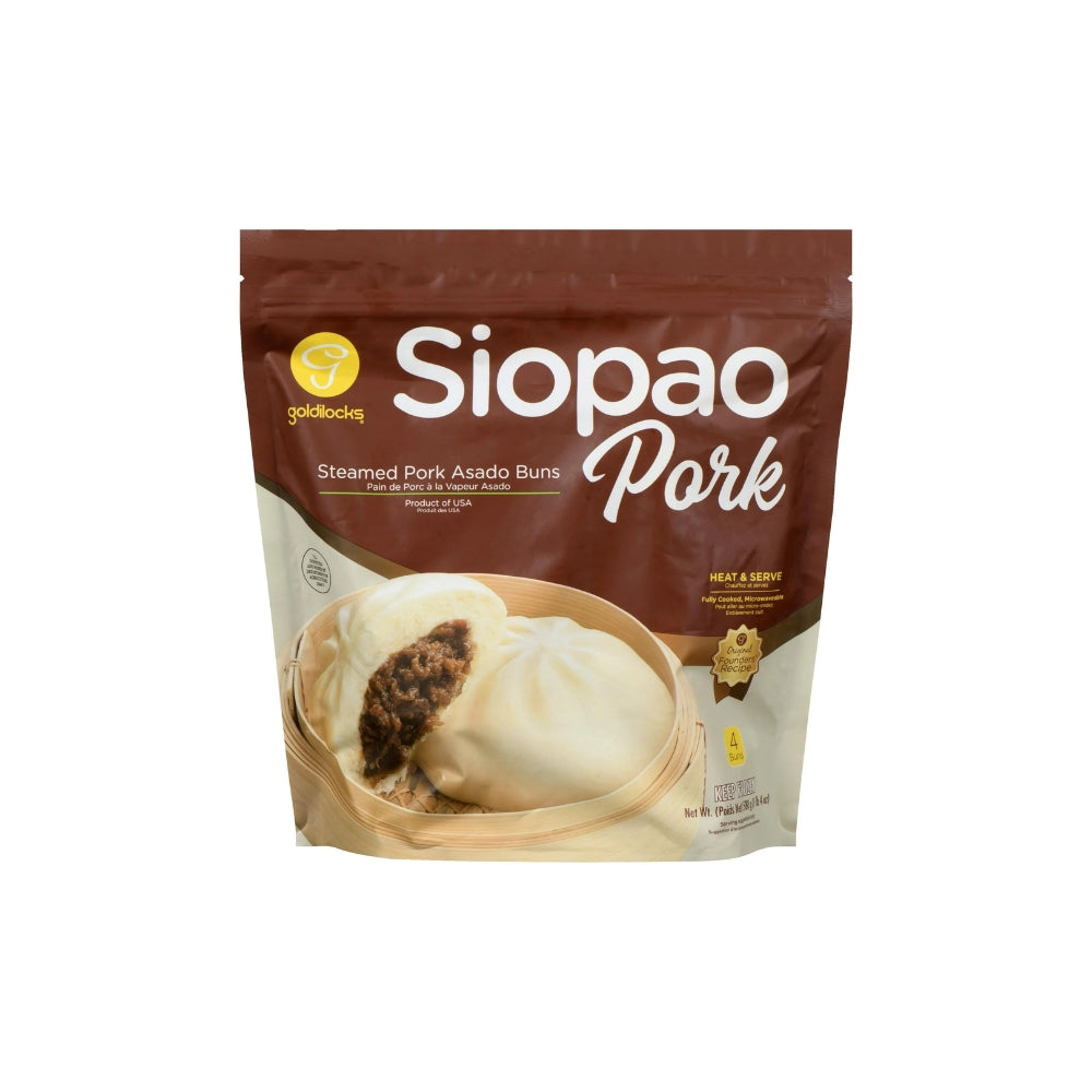 GOLDILOCKS STEAMED BUN WITH PORK MEAT BALLS - 4X580GM