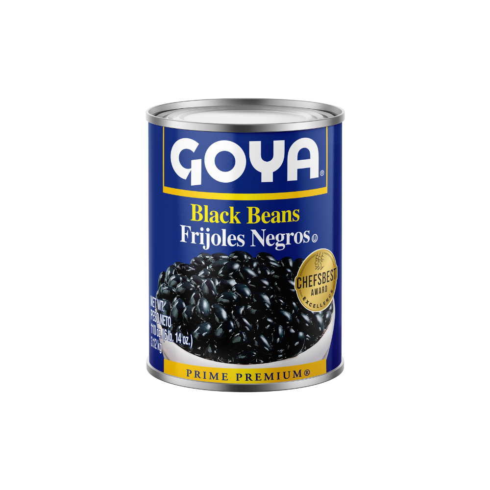 GOYA BLACK BEANS WHOLE 6 X 1000 ML CS