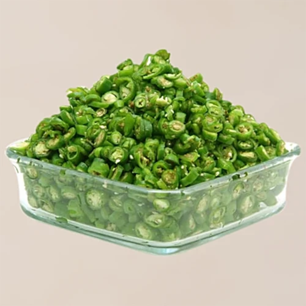 GREEN CHILLIES DICED 114 ML