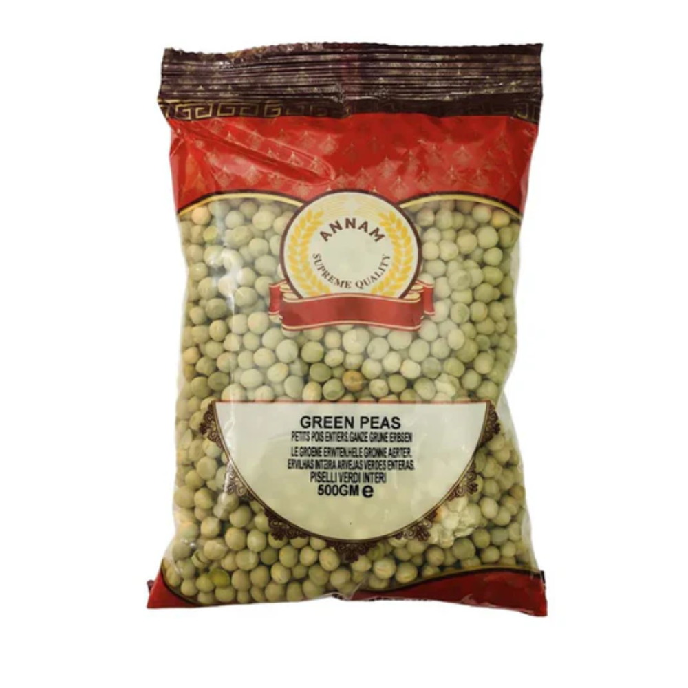 GREEN PEAS WHOLE 500 GM