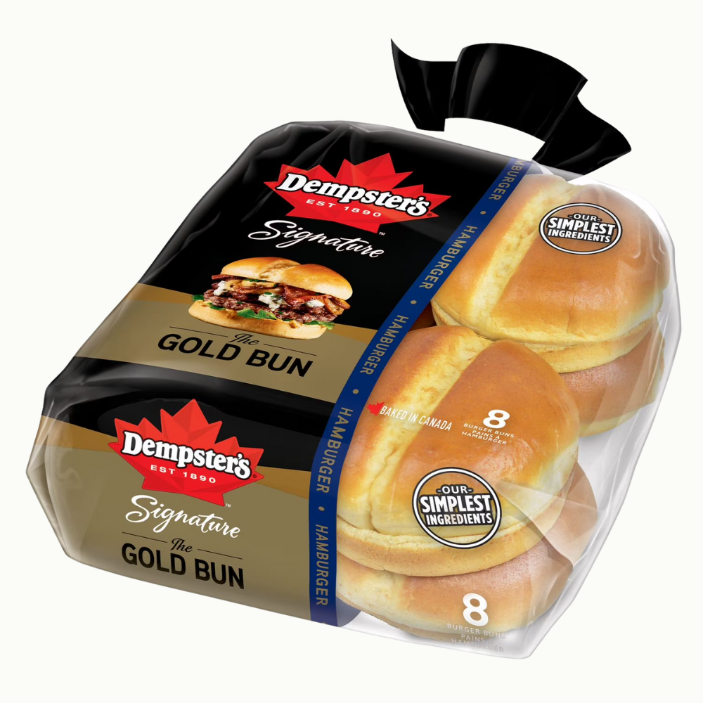 HAMBURGER BUNS BRIOCHE STYLE 8CT 520 G