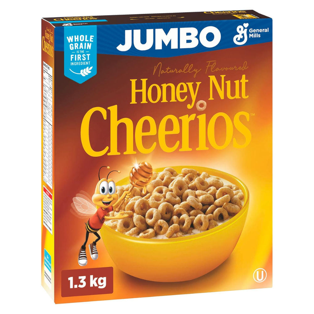 HONEY NUT CHEERIOS JUMBO SIZE