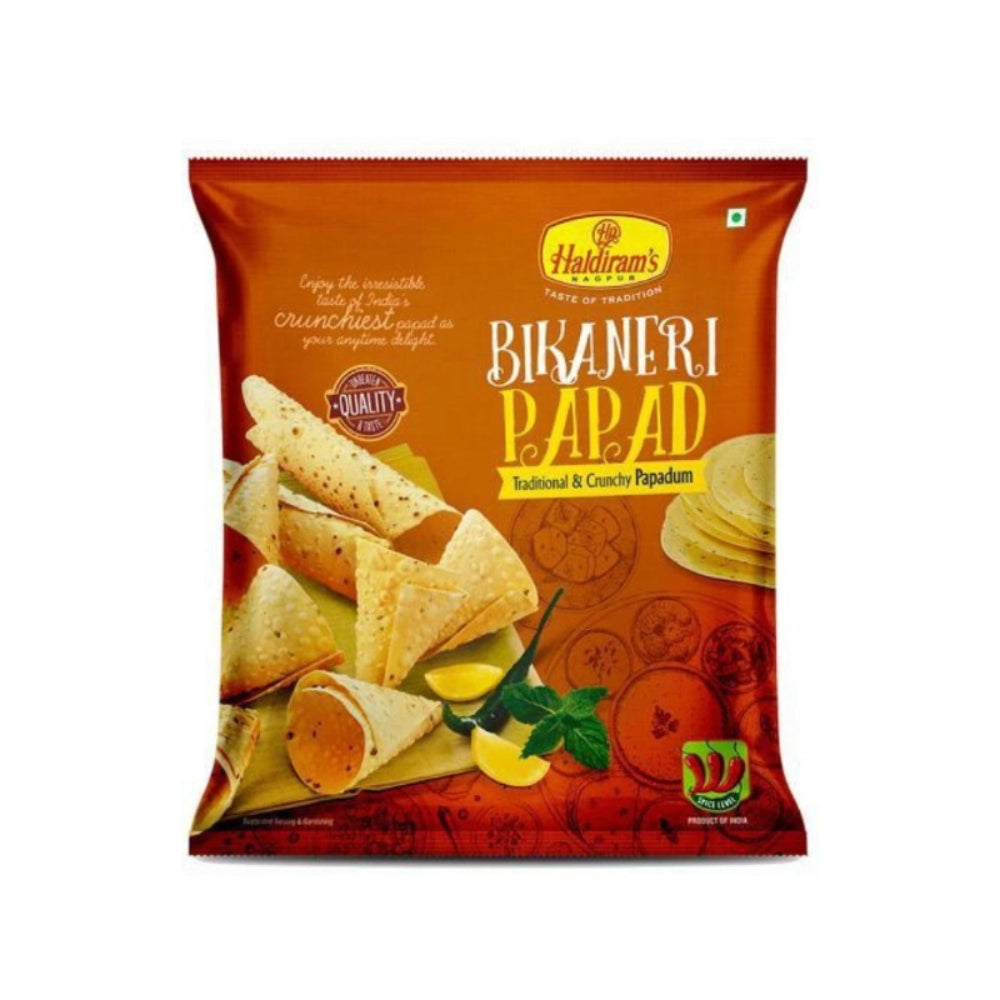 HRS BIKANERI PAPAD (MED SPICY) 200G