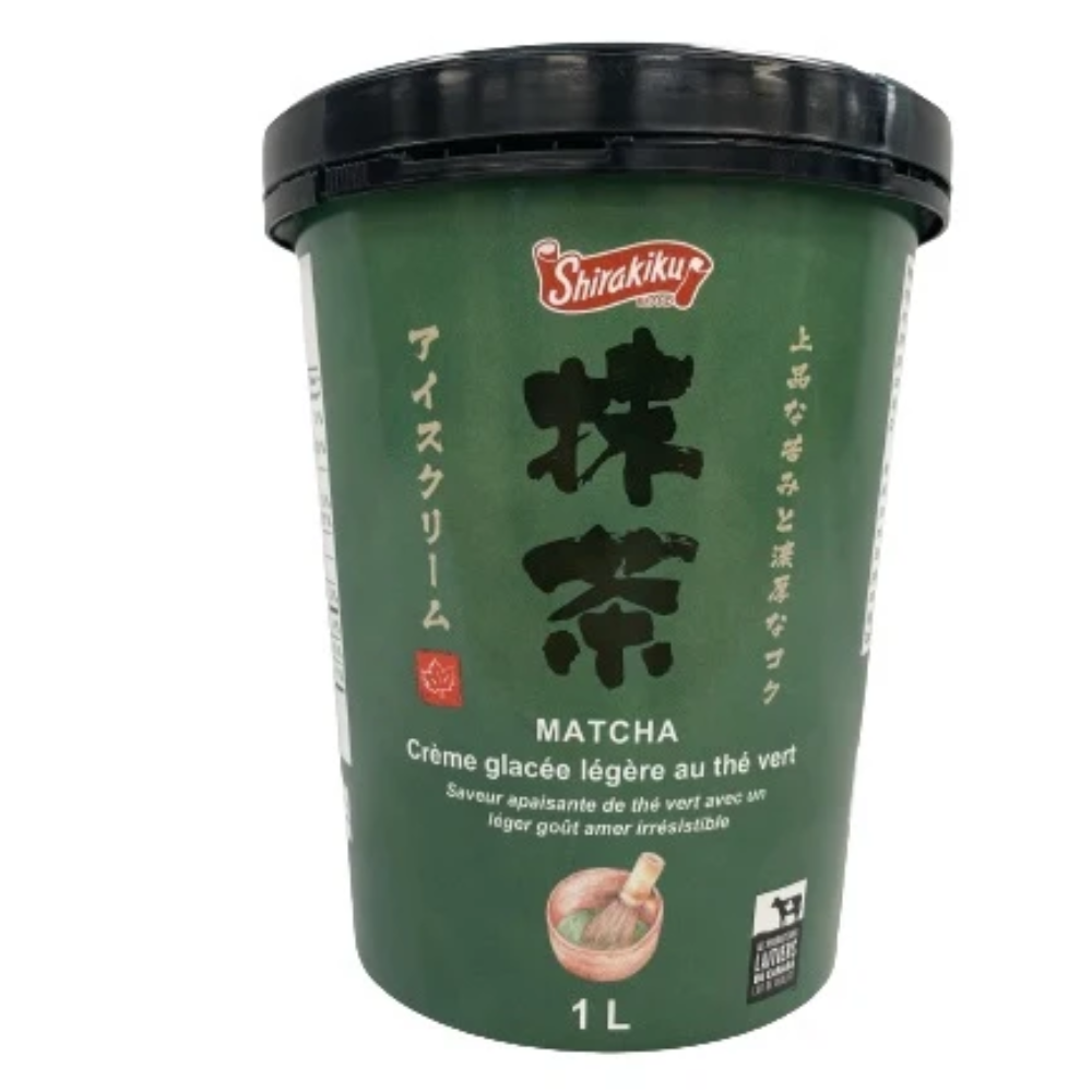 ICE CREAM GREEN TEA SHIRAKIKU 1L