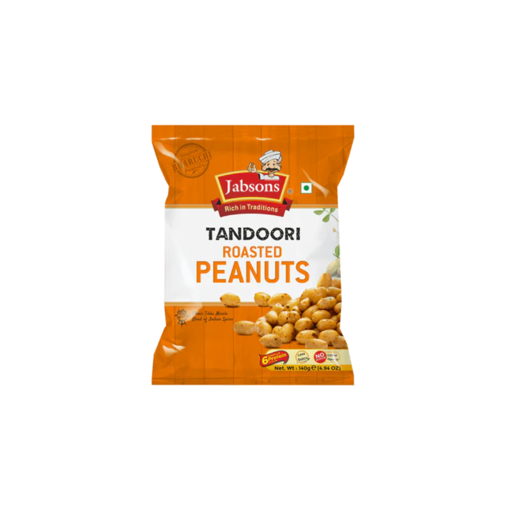 JABSONS PEANUT TANDOORI COATED PEANUTS 140 GM