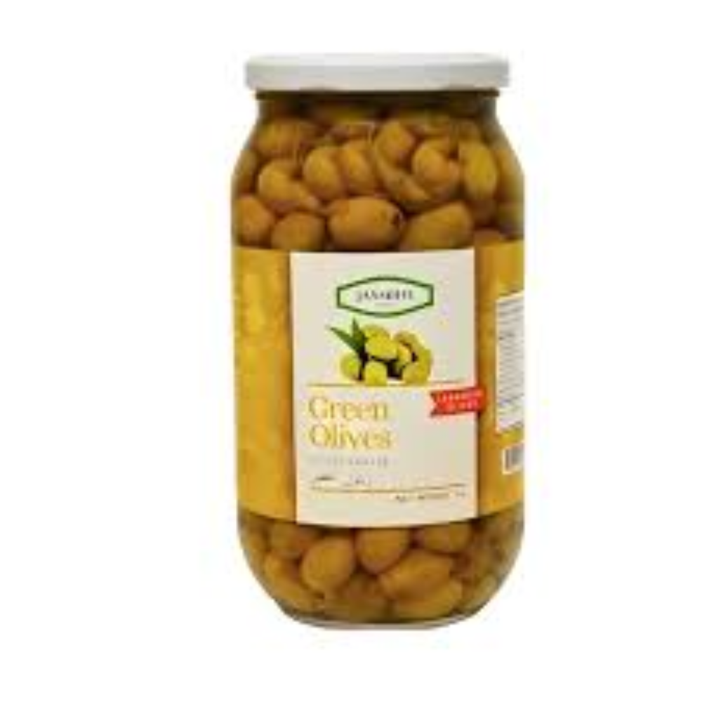 GREEN OLIVES 1 KG