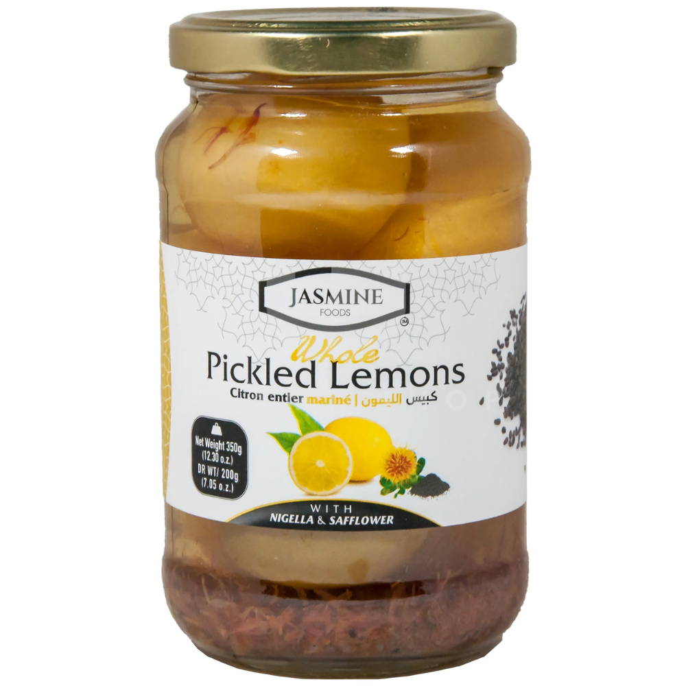 JASMINE PICKLED LEMONS WITH NIGELLA & SAFFLOWER 350 GM