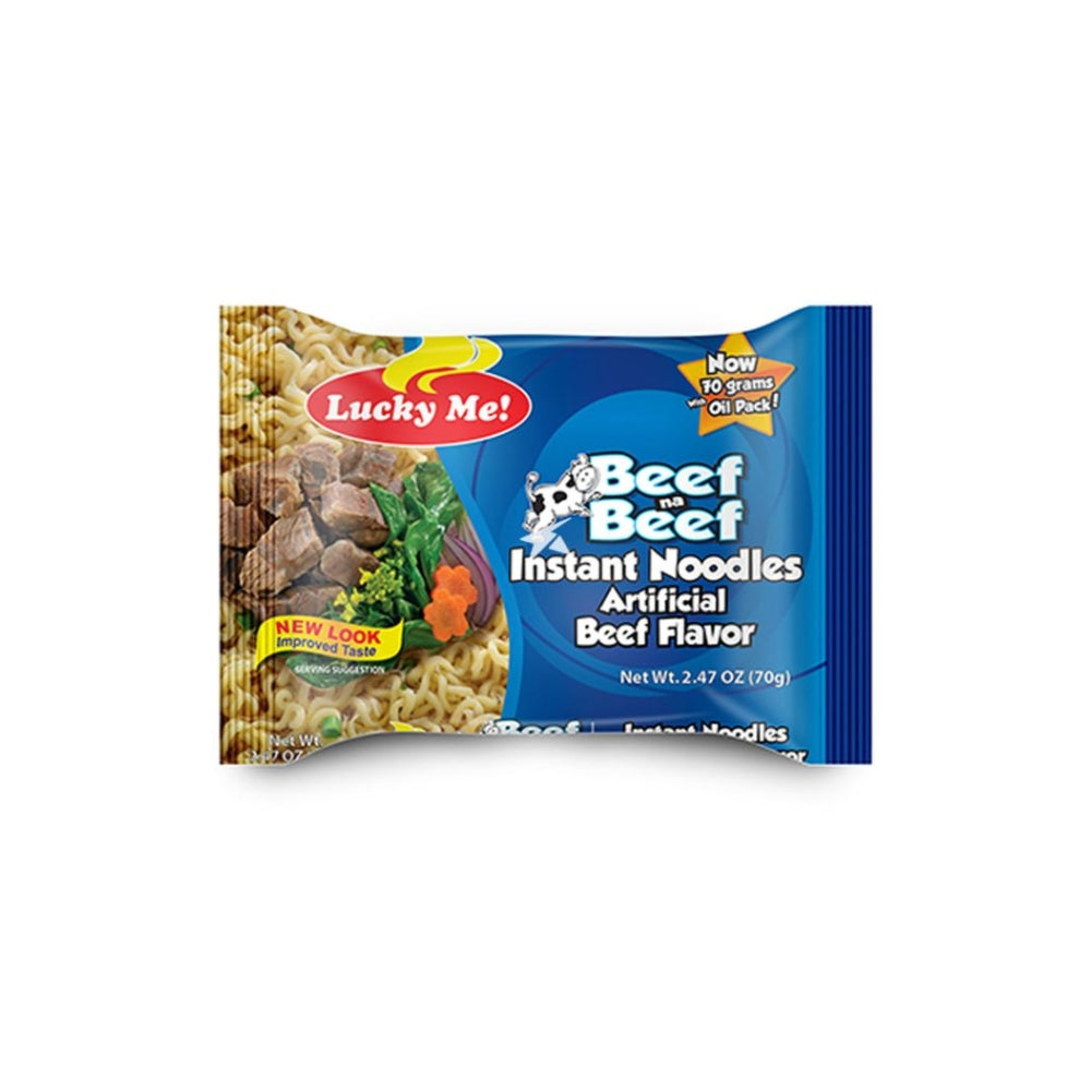 LUCKY ME BEEF N BEEF NOODLES 6X55 GM