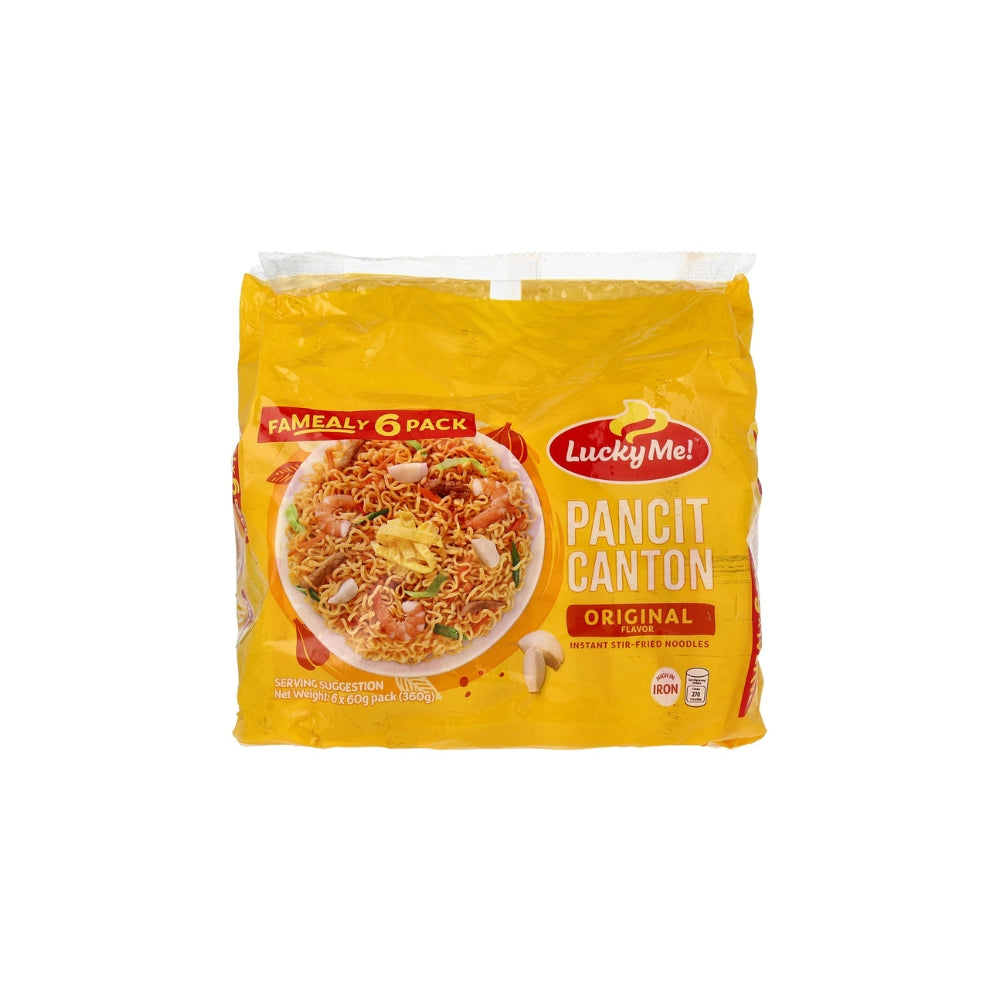 LUCKY ME INSTANT INSTANT CANTON ORIGINAL CHOW MEIN 6 PACK (6X60G)