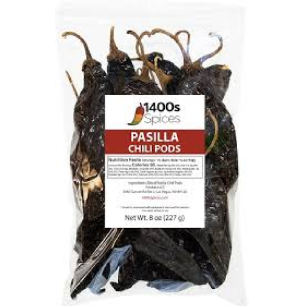 MEXICAN PASILLA WHOLE CHILLI GROUNDED 1LBS