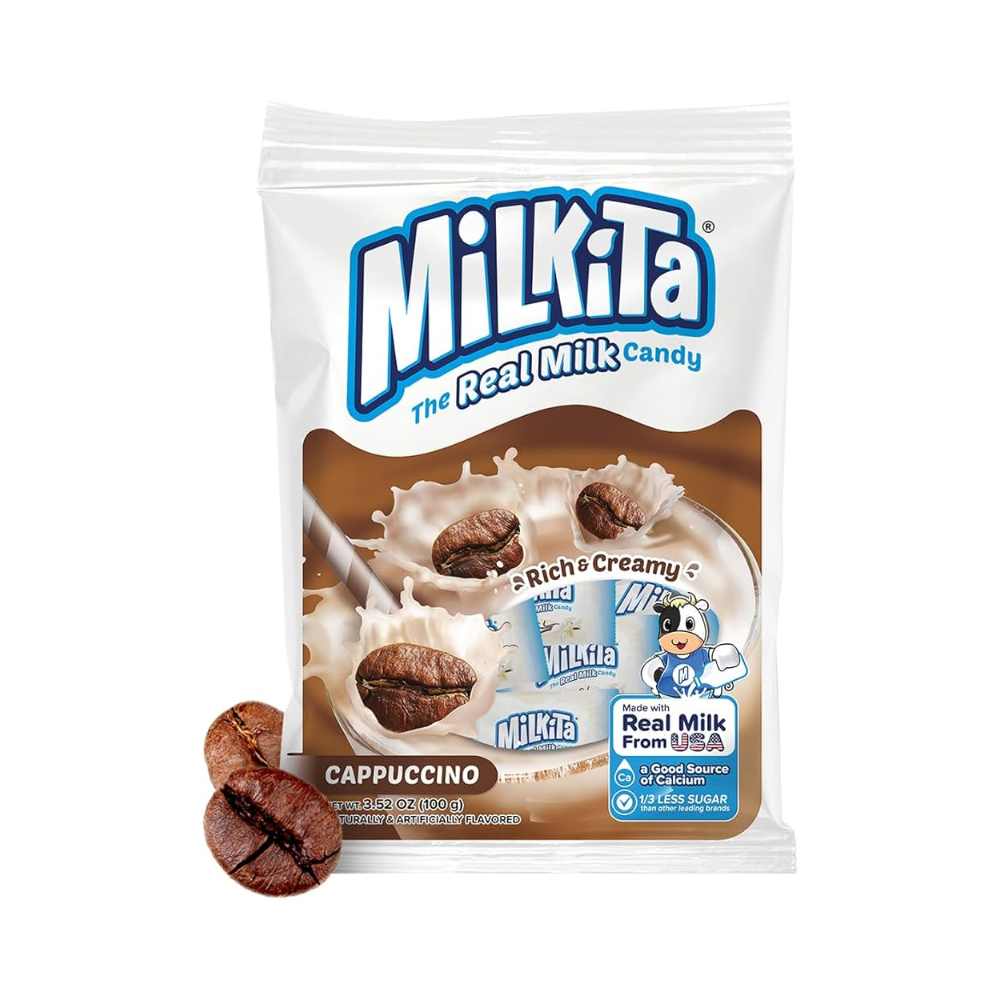 MILKITA CANDY BAG CAPPUCCINO 12 CT 4.23 OZ