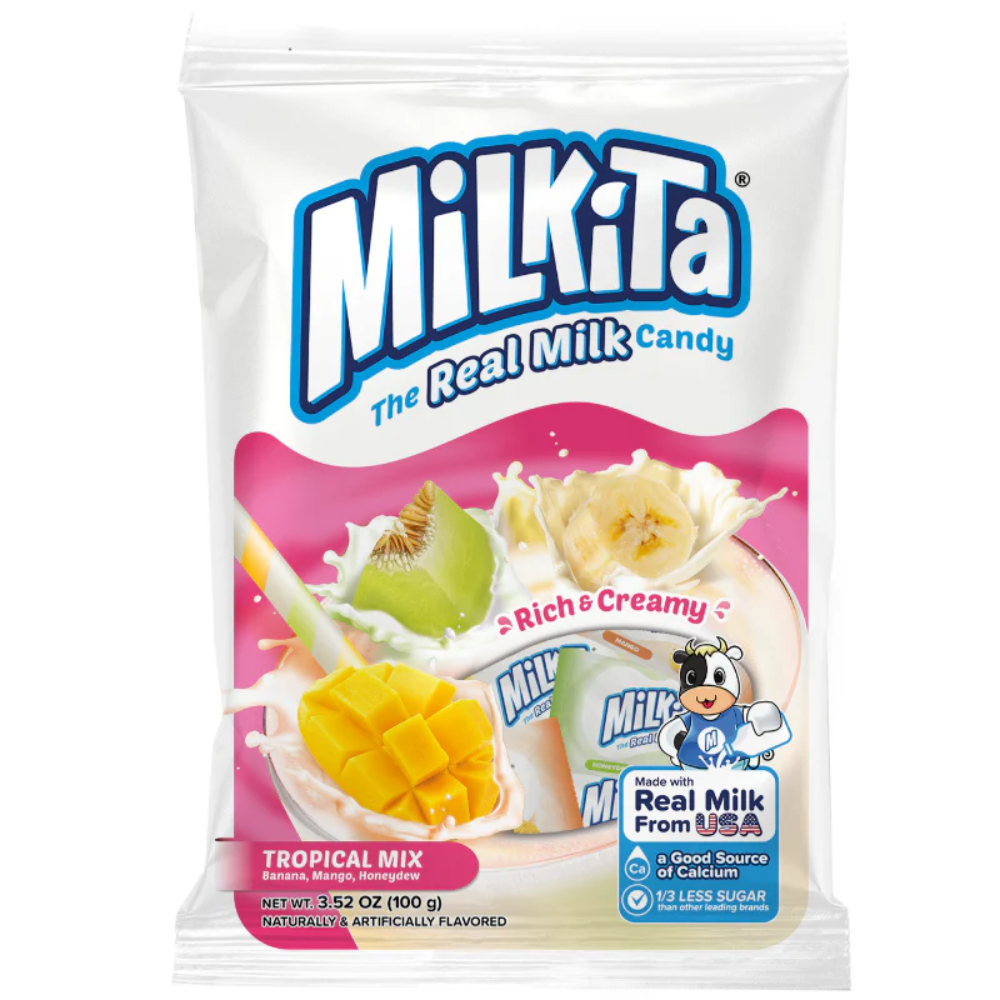 MILKITA CANDY BAG BANANA 12 CT 4.23 OZ