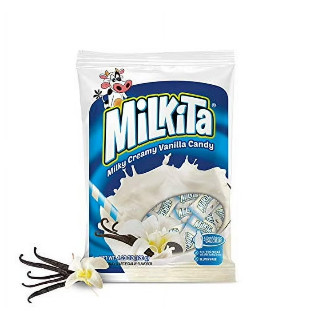 MILKITA CANDY BAG VANILLA 12CT 4.23OZ
