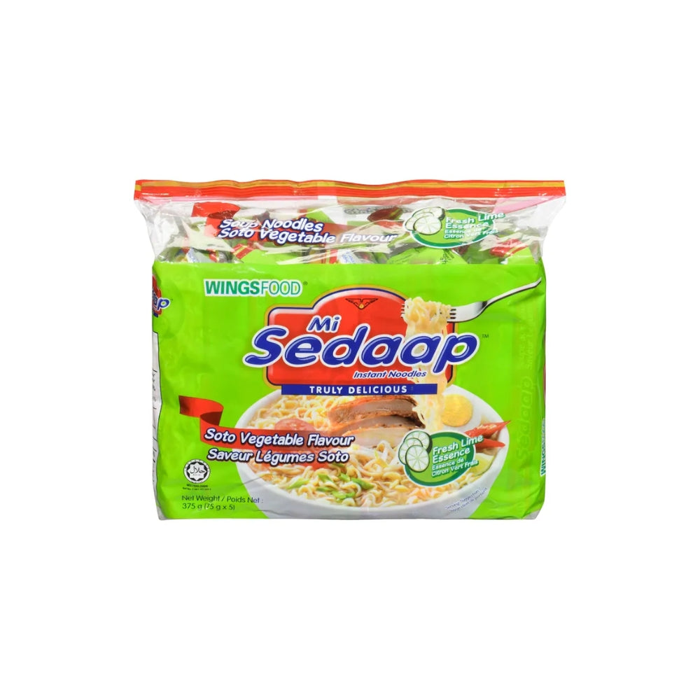 MI SEDAAP SOUP SOTO VEGITABLE MIGORENG NOODLE 5 PACK