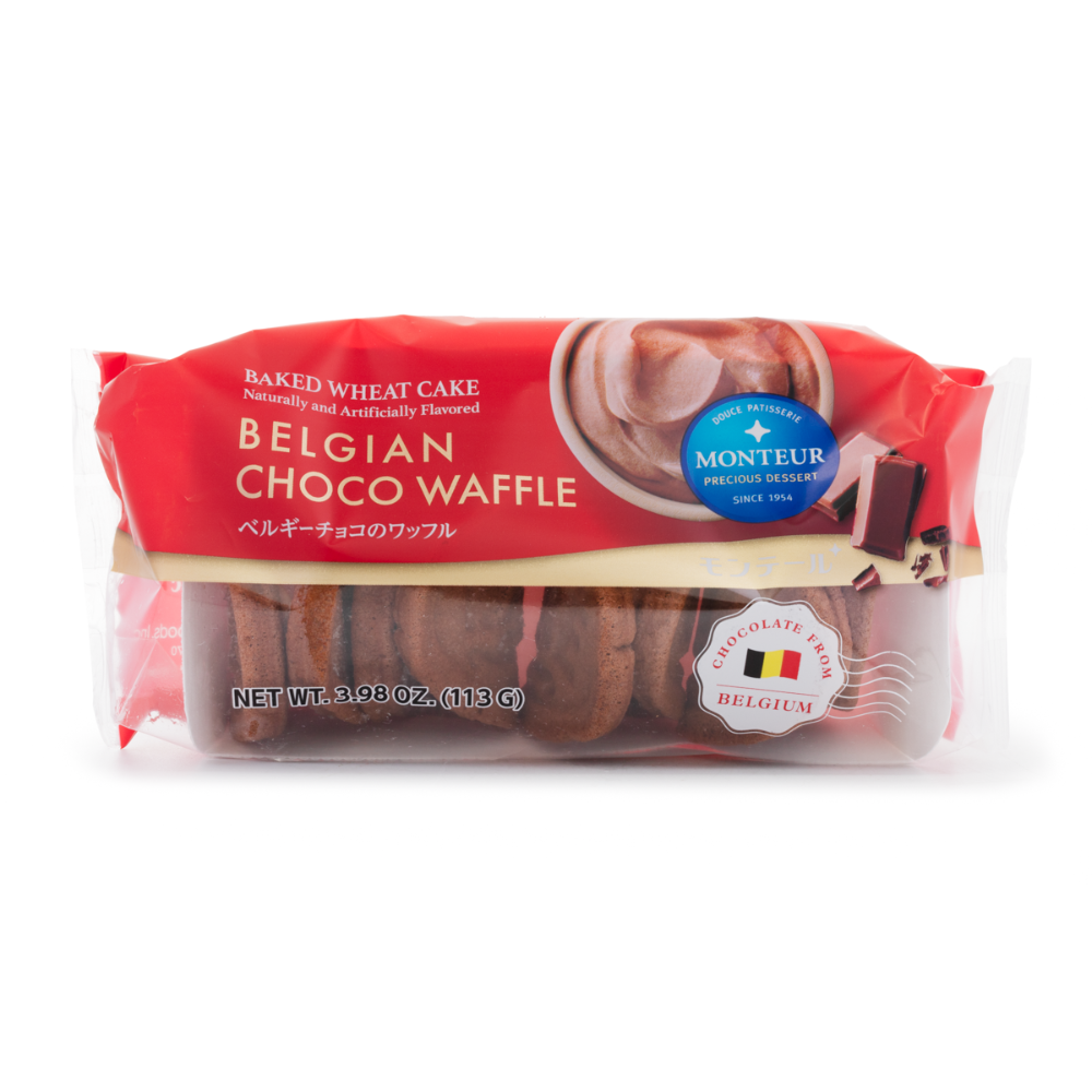 MONTEUR SWEETS BELGIAN CHOCO WAFFLE 4P JP 113 GM