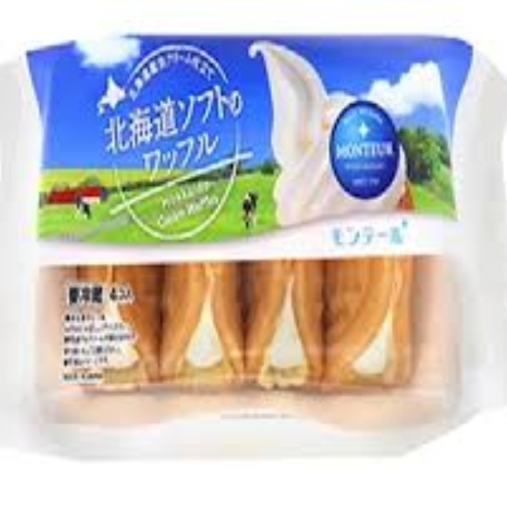MONTEUR SWEETS HOKKAIDO SOFT WAFFLE 4P JP 113 GM