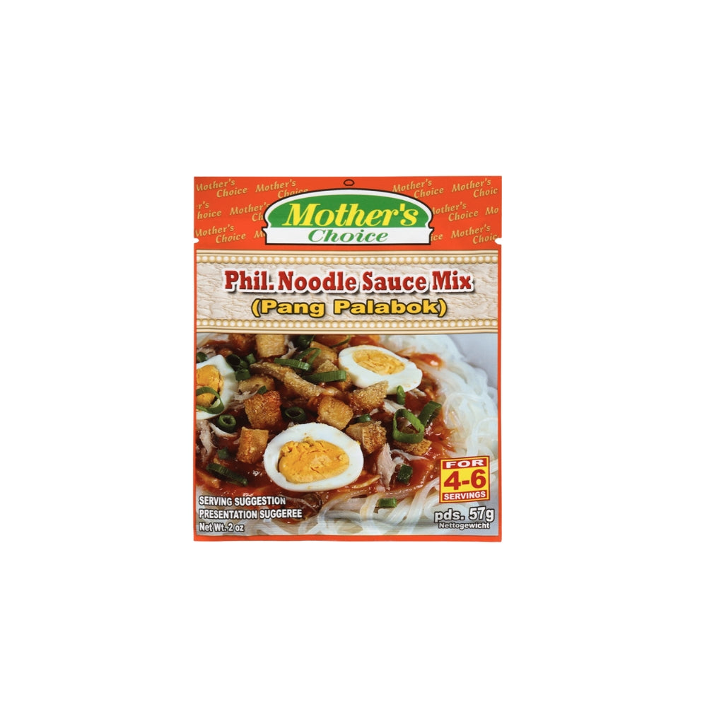 MOTHERS CHOICE PHIL. NOODLE SAUCE PALABOK MIX 57 GM