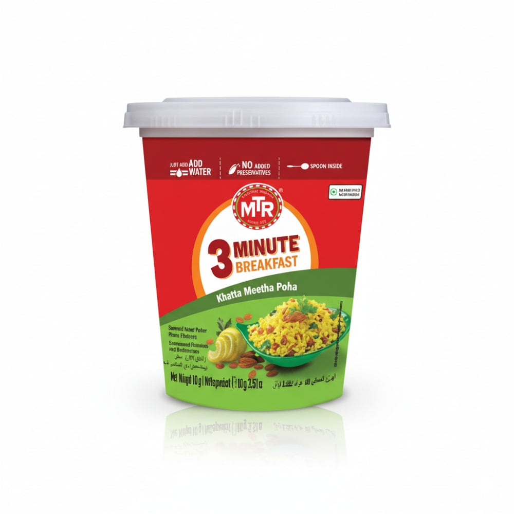 MTR KHATTA MEETHA POHA CUP 80G