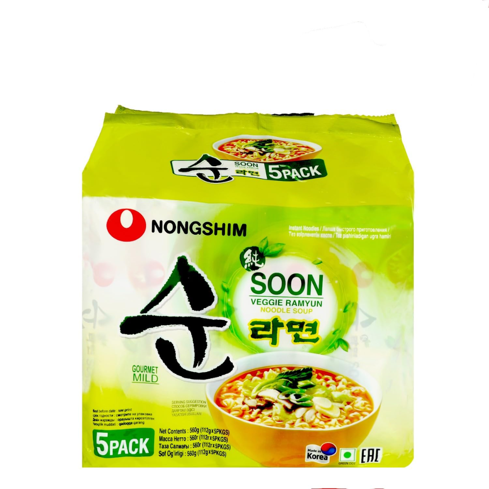 NONGSHIM SOON RAMEN-MULTI 112 GM X4X8