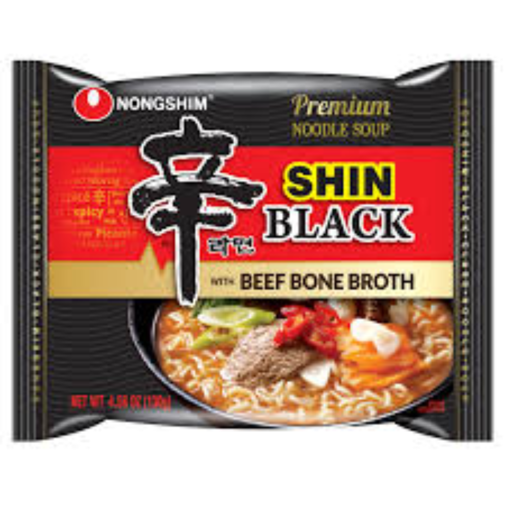 NS) SHIN RAMEN BLACK BEEF BONE BROTH 130GM