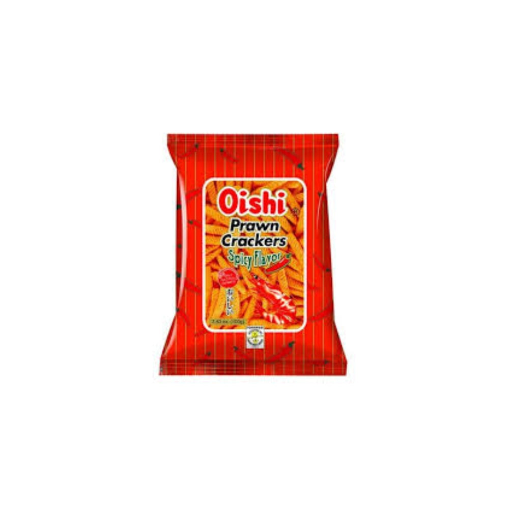 OISHI CRACKER HOT & SPICY 60G